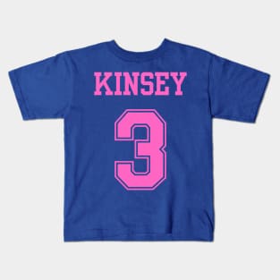 Kinsey 3 bisexual pride sports jersey (pink) Kids T-Shirt